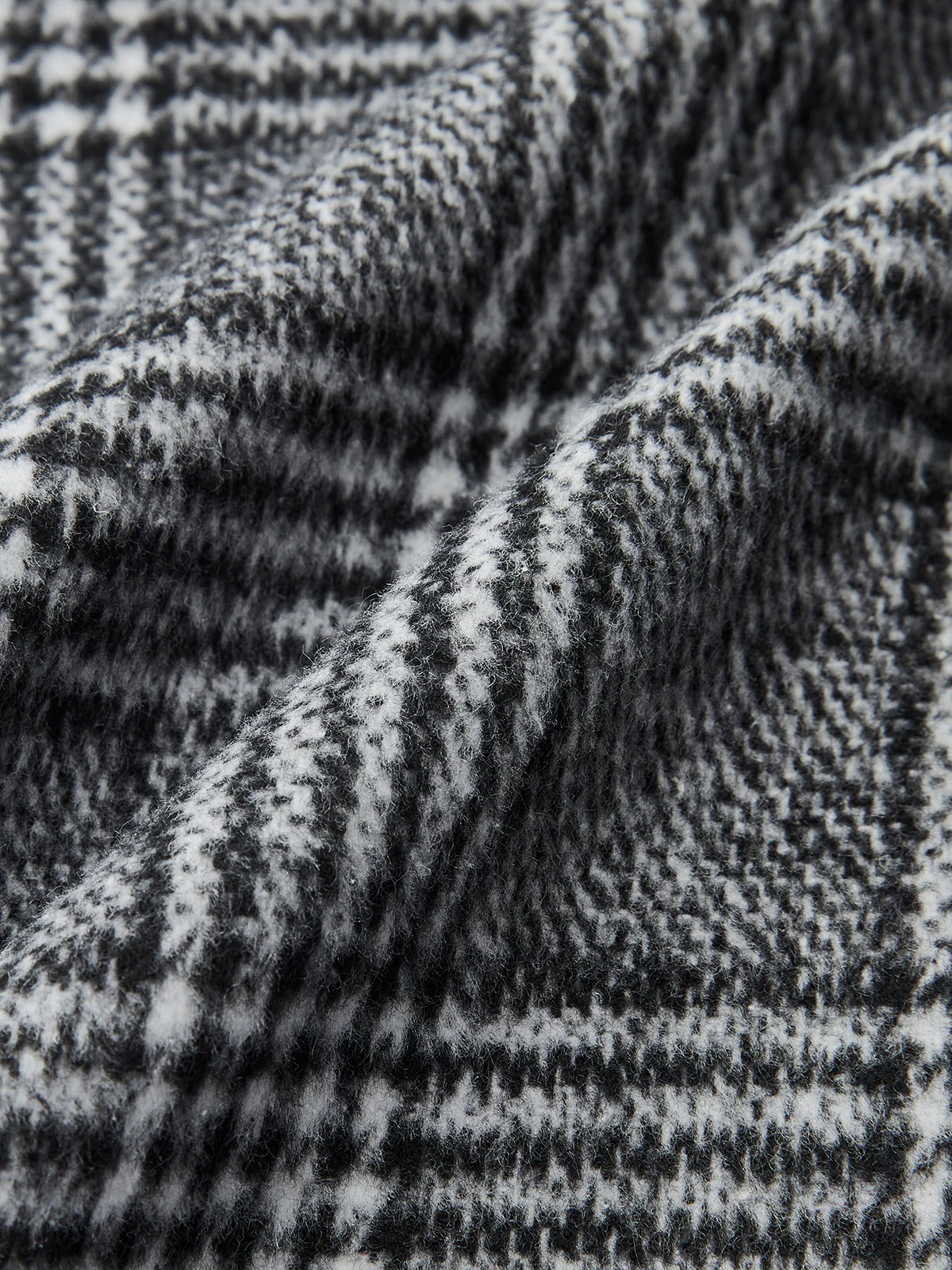 Belted Plaid High-Waisted Pants