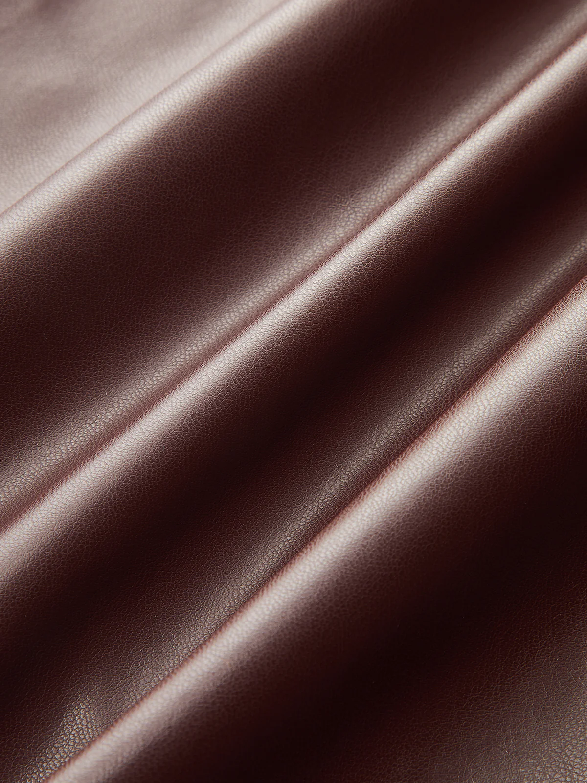 One-Shoulder PU Leather Tank Top