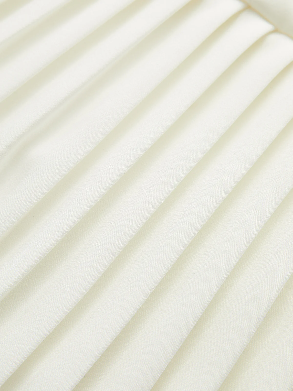 Pleated Hem Mock Neck Mini Dress