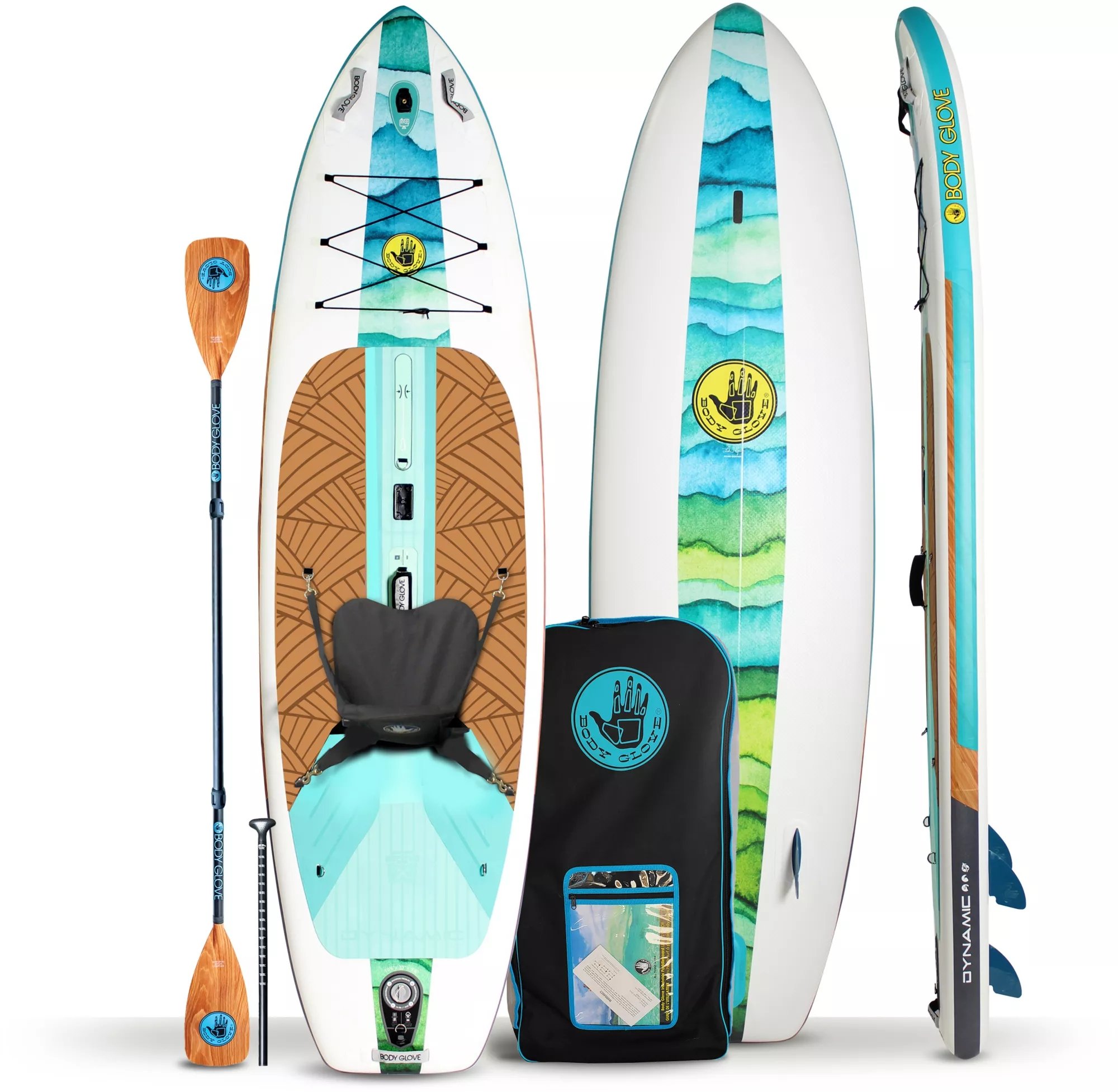 Body Glove Dynamic Inflatable Paddle Board and Kayak Package Lidl