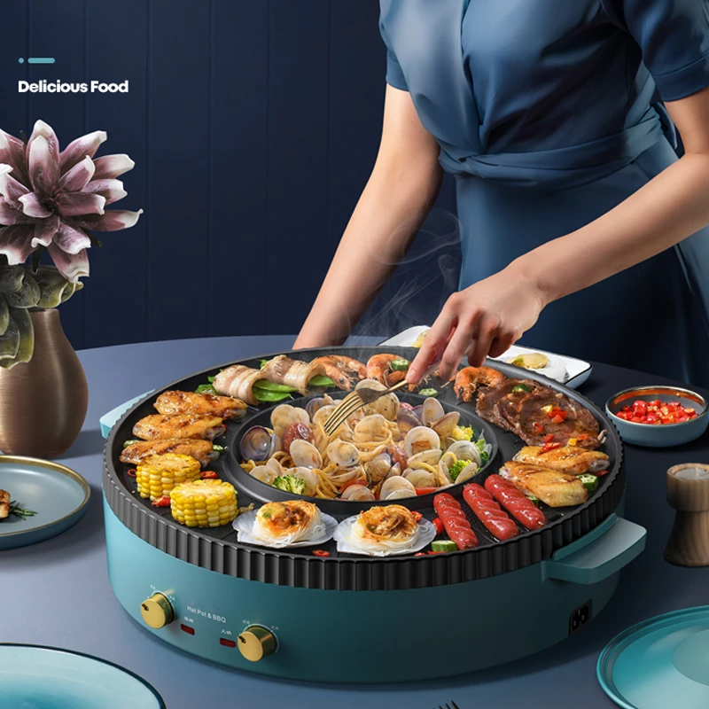 MultiFunction Hot Pot Barbecue
