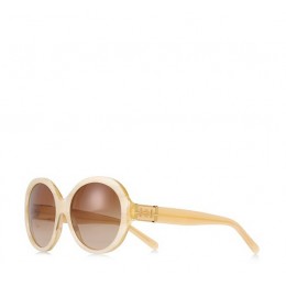 Tory Burch Large Round Glam Sunglasses Ty Tort White