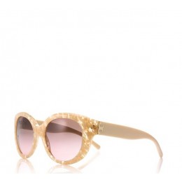 Tory Burch Oversized Round Sunglasses Ty Blonde Marble
