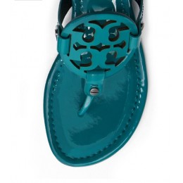 Tory Burch Miller Patent Sandal Electric Eel