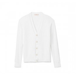Tory Burch Madison Cardigan White