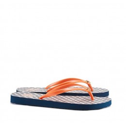 Tory Burch Thin Flip-Flop Sun Coral-Wooly Dot A