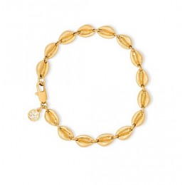 Tory Burch Mikah Simple Bracelet Shiny Brass
