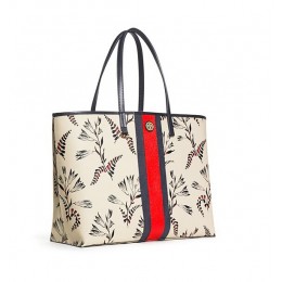 Tory Burch Kerrington Stripe Mini Square Tote Cape Floral