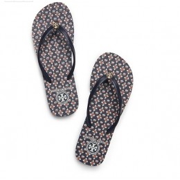 Tory Burch Thin Flip-Flop Tory Navy-Brent A