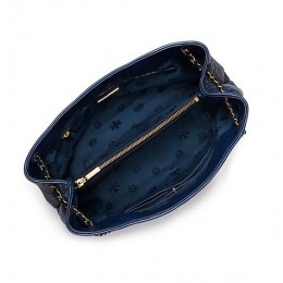 Tory Burch Marion Quilted Chain-Shoulder Slouchy Tote Hudson Bay