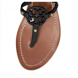 Tory Burch Mini Miller Flat Thong Sandal Black
