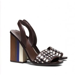 Tory Burch Emori Sandal Coconut New Ivory Tory Navy Coconut