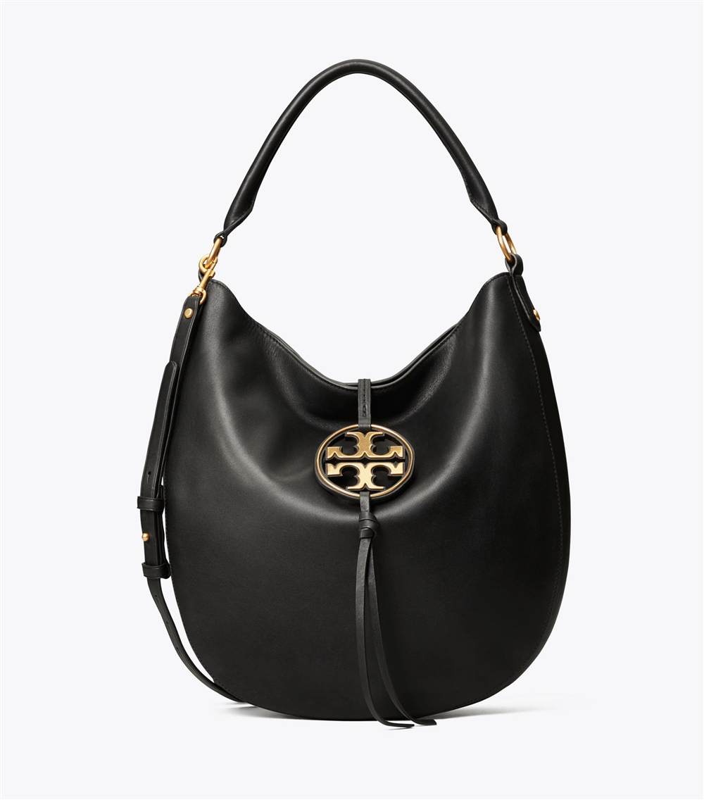 MILLER METAL-LOGO SLOUCHY HOBO