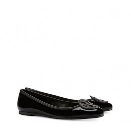 Tory Burch Louisa Ballet Flat Black Black