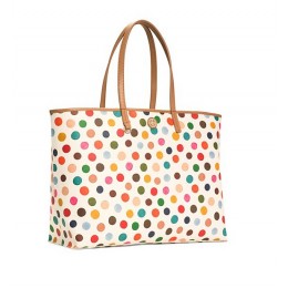 Tory Burch Kerrington Square Tote Multi Dot