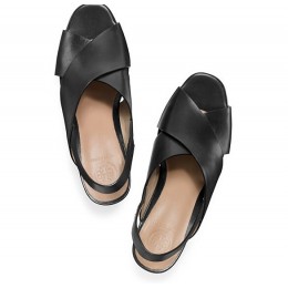 Tory Burch Infinity T Crisscross Clog Sandal Black