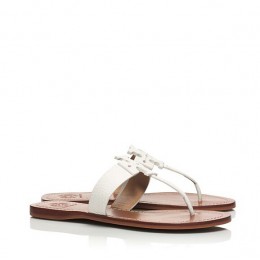 Tory Burch Moore Flat Thong Sandal Ivory