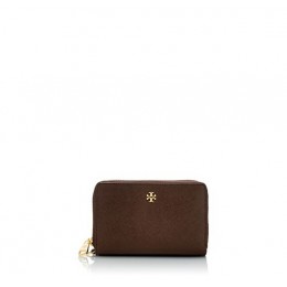 Tory Burch York Multi-Task Smartphone Wristlet Dark Walnut