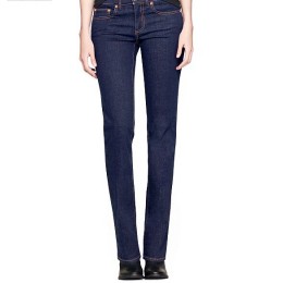 Tory Burch Straight Leg Jean In Rinse Rinse