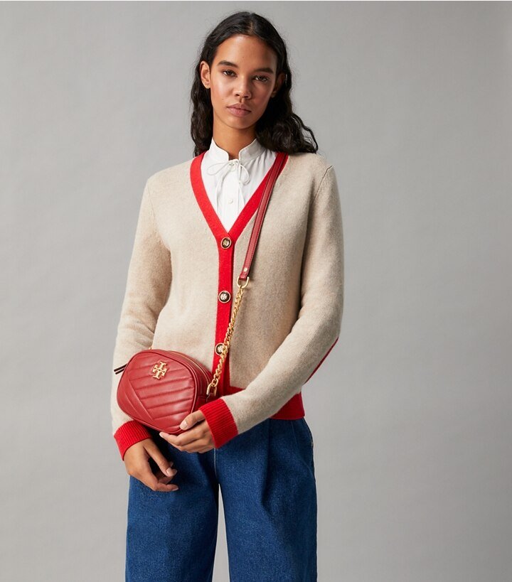 Kira Chevron Small Camera Bag