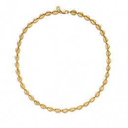Tory Burch Mikah Simple Necklace Shiny Brass