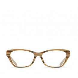 Tory Burch Mirror-T Square Eyeglasses Ty Brn Horn Beech