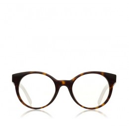 Tory Burch Round Tortoise Eyeglasses Tyq Tort. Ivory