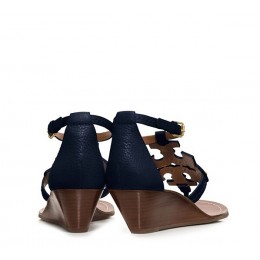 Tory Burch Chandler Wedge Sandal Tory Navy