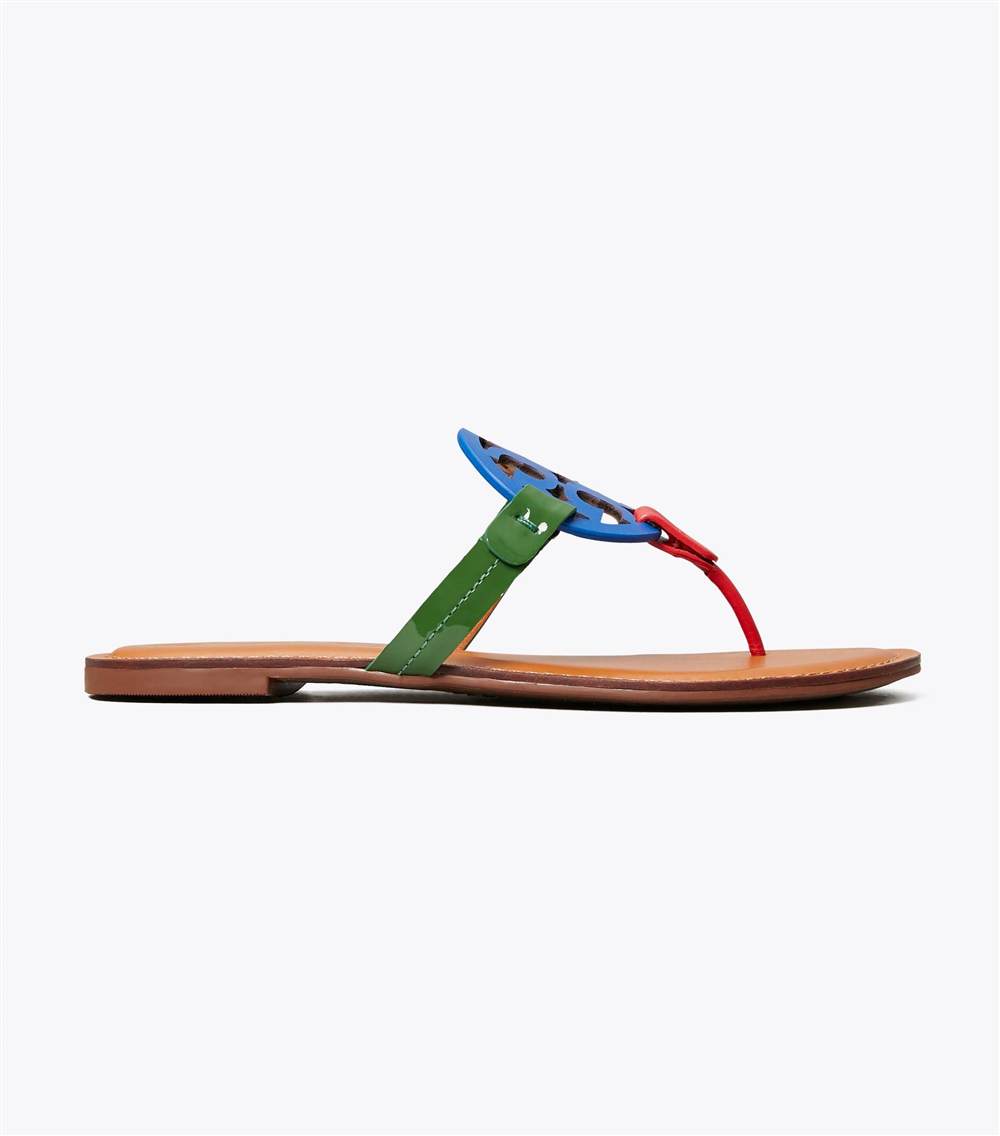 MILLER SANDAL, MIXED LEATHER