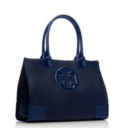Tory Burch Ella Nylon Mini Tote French Navy French Navy