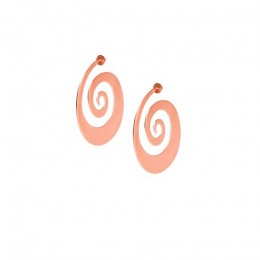 Tory Burch Beatrix Spiral Earring Antiqued Copper