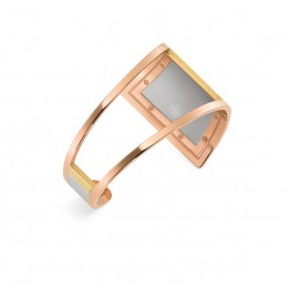 Tory Burch Asymmetrical Cuff Rose Gold Shiny Gold Silver
