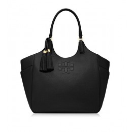 Tory Burch Thea Round Tote Black