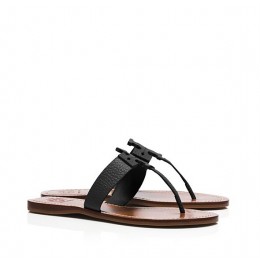 Tory Burch Moore Flat Thong Sandal Black