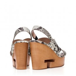 Tory Burch Infinity T Crisscross Clog Sandal Roccia