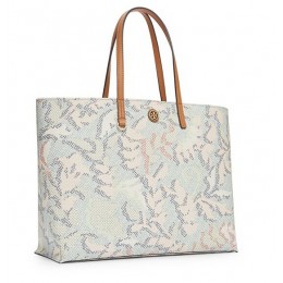 Tory Burch Kerrington Square Tote Dahlia Combo B