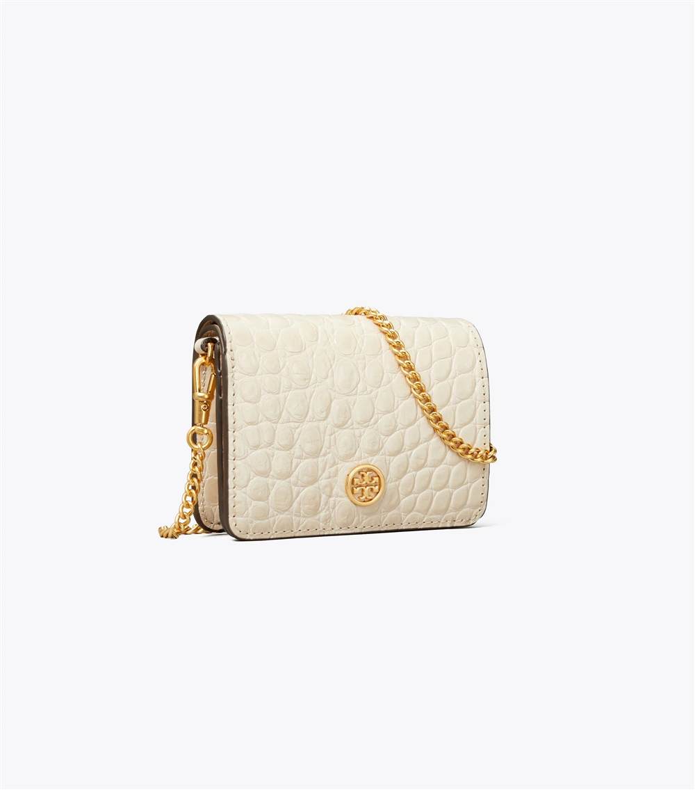 WALKER EMBOSSED NANO CHAIN WALLET