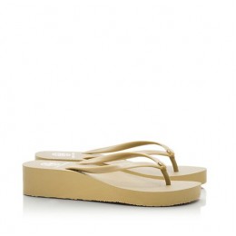 Tory Burch Wedge Thin Flip-Flop Italian Khaki Italian Khaki
