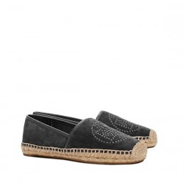 Tory Burch Kirby Flat Espadrille Black