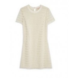 Tory Burch Crochet Dress New Ivory