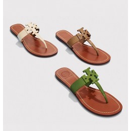 Tory Burch Moore Flat Thong Sandal Ivory