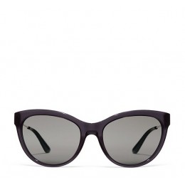 Tory Burch Metal-Temple Cat-Eye Sunglasses Ty Milky Smoke Silver