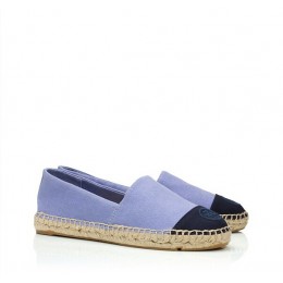 Tory Burch Color-Block Flat Espadrille Light Mosaic Tory Navy Mosaic Blue