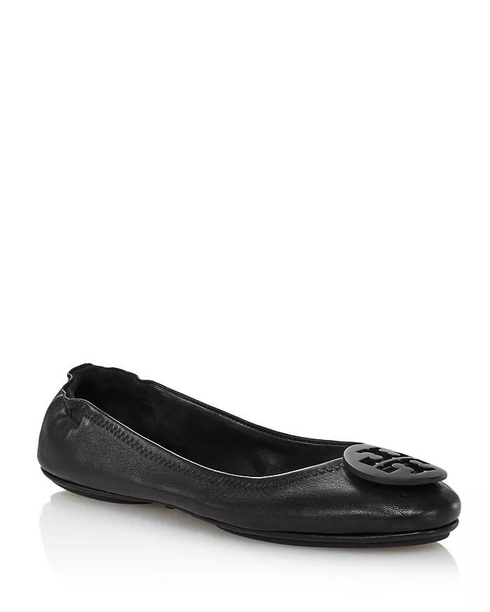 Minnie Travel Ballet Flat Leather