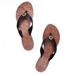 Tory Burch Thora Sandal Black Gold