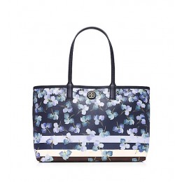 Tory Burch Kerrington Shopper Engineered Primula Stripe Large