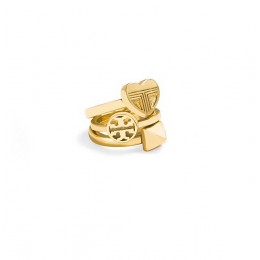Tory Burch Adeline Stackable Rings Shiny Gold