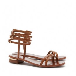Tory Burch Mino Flat Sandal Royal Tan