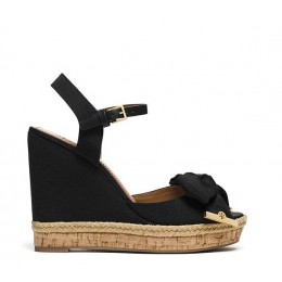 Tory Burch Penny Wedge Sandal Black