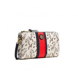 Tory Burch Kerrington Wallet Cross-Body Cape Floral Slg
